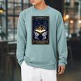 Women's Mystic Tarot Card The Reader Book Lover Raglan Sleeve Sweatshirt Cardinal Women's Mystic Tarot Card The Reader Book Lover Raglan Sleeve Sweatshirt Cardinal