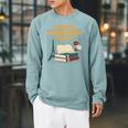 World Languages Squad Books Tower Performance Raglan Sleeve Sweatshirt Cardinal