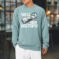 Y'All Need History Historical Book Teacher Student For Men Women Kids Raglan Sleeve Sweatshirt Cardinal