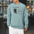 Yes I Vape Return My Library Books On Time Skeleton Skater Raglan Sleeve Sweatshirt Cardinal