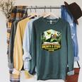 2026 Summer Reading Unearth a Story Teachers Students Book Raglan Sleeve Sweatshirt Heather Blue Lagoon
