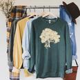 Alice In Wonderland Vintage Book T Shirt Premium Tri-Blend Raglan Sleeve Sweatshirt Heather Blue Lagoon