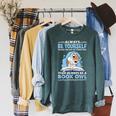 Always Be Yourself Unless You Can Be A Book Owl Raglan Sleeve Sweatshirt Heather Blue Lagoon