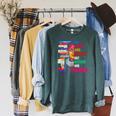 Ban Liars And Crooks Not History And Books Raglan Sleeve Sweatshirt Heather Blue Lagoon