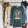 Book Adventure Reading Fun For Kids And Young Readers Raglan Sleeve Sweatshirt Heather Blue Lagoon