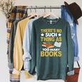 Book Club Members Quote Premium Tri-Blend Raglan Sleeve Sweatshirt Heather Blue Lagoon