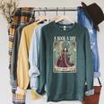 A Book a Day Keeps Reality Away Fairy Reading Tarot Card Raglan Sleeve Sweatshirt Heather Blue Lagoon A Book a Day Keeps Reality Away Fairy Reading Tarot Card Raglan Sleeve Sweatshirt Heather Blue Lagoon