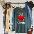 Book Lover Nerd Reading Teacher Bookworm Ladies Cat Raglan Sleeve Sweatshirt Heather Blue Lagoon