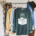 Book Lover Book Reader Reading Graphic Raglan Sleeve Sweatshirt Heather Blue Lagoon Book Lover Book Reader Reading Graphic Raglan Sleeve Sweatshirt Heather Blue Lagoon