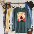 Book Lovers Covering Our Faces Raglan Sleeve Sweatshirt Heather Blue Lagoon