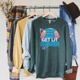 Book Reader Literature Get Lit Raglan Sleeve Sweatshirt Heather Blue Lagoon Book Reader Literature Get Lit Raglan Sleeve Sweatshirt Heather Blue Lagoon