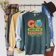 Book Reading Library Go Away Im Reading Raglan Sleeve Sweatshirt Heather Blue Lagoon Book Reading Library Go Away Im Reading Raglan Sleeve Sweatshirt Heather Blue Lagoon