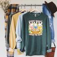 Book Reading Lover Easter Bookish Every Bunny Loves To Read Raglan Sleeve Sweatshirt Heather Blue Lagoon
