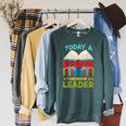 Book Reading Today A Reader Tomorrow A Leader Raglan Sleeve Sweatshirt Heather Blue Lagoon