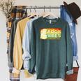 Book Vibes Reading Raglan Sleeve Sweatshirt Heather Blue Lagoon