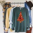 All Booked For Christmas Book Premium Tri-Blend Raglan Sleeve Sweatshirt Heather Blue Lagoon
