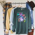 Books Are Magic Fantasy Bookworm Raglan Sleeve Sweatshirt Heather Blue Lagoon