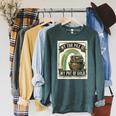 Books My TBR Pile Is My Pot Of Gold Rainbow Bookish Irish Raglan Sleeve Sweatshirt Heather Blue Lagoon