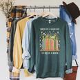 Bruh Its A Good Day To Read A Book Floral Bookshelf Raglan Sleeve Sweatshirt Heather Blue Lagoon