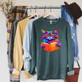 Cat Book Shirt Colorful Cat Reading Book Raglan Sleeve Sweatshirt Heather Blue Lagoon Cat Book Shirt Colorful Cat Reading Book Raglan Sleeve Sweatshirt Heather Blue Lagoon