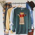 Cats And Reading Books Literature Raglan Sleeve Sweatshirt Heather Blue Lagoon Cats And Reading Books Literature Raglan Sleeve Sweatshirt Heather Blue Lagoon