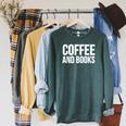 Coffee Book Lover Coffee And Books Raglan Sleeve Sweatshirt Heather Blue Lagoon Coffee Book Lover Coffee And Books Raglan Sleeve Sweatshirt Heather Blue Lagoon
