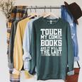 Comic Book Collecting Supplies Comics Collector Comic Books Raglan Sleeve Sweatshirt Heather Blue Lagoon