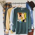 Comic Book Collection Comic Book Collector Raglan Sleeve Sweatshirt Heather Blue Lagoon