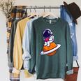 Cute Astronaut Read A Book Raglan Sleeve Sweatshirt Heather Blue Lagoon Cute Astronaut Read A Book Raglan Sleeve Sweatshirt Heather Blue Lagoon