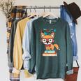 Cute Fox Smart Nerdy 1st Day School Teachers Students Books Raglan Sleeve Sweatshirt Heather Blue Lagoon Cute Fox Smart Nerdy 1st Day School Teachers Students Books Raglan Sleeve Sweatshirt Heather Blue Lagoon