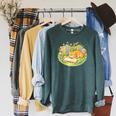Cute Kawaii Cat Books Flowers Raglan Sleeve Sweatshirt Heather Blue Lagoon Cute Kawaii Cat Books Flowers Raglan Sleeve Sweatshirt Heather Blue Lagoon
