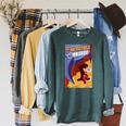 Disney Pixar The Incredibles Omnidroid Comic Book Cover Raglan Sleeve Sweatshirt Heather Blue Lagoon Disney Pixar The Incredibles Omnidroid Comic Book Cover Raglan Sleeve Sweatshirt Heather Blue Lagoon