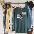 Edgar Allen Poe Raven Book Nerd Poet Literature Raglan Sleeve Sweatshirt Heather Blue Lagoon