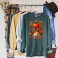 Fully Booked For Fall Books Coffee Leaves Pumpkins Tee Raglan Sleeve Sweatshirt Heather Blue Lagoon Fully Booked For Fall Books Coffee Leaves Pumpkins Tee Raglan Sleeve Sweatshirt Heather Blue Lagoon