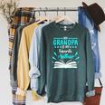 My Grandpa Is My Favorite Author Write Book Raglan Sleeve Sweatshirt Heather Blue Lagoon My Grandpa Is My Favorite Author Write Book Raglan Sleeve Sweatshirt Heather Blue Lagoon