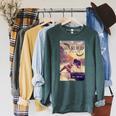 Guarded By Death Book Raglan Sleeve Sweatshirt Heather Blue Lagoon
