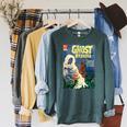 Halloween Horror Vintage Ghost Grim Reaper Comic Book Retro Raglan Sleeve Sweatshirt Heather Blue Lagoon Halloween Horror Vintage Ghost Grim Reaper Comic Book Retro Raglan Sleeve Sweatshirt Heather Blue Lagoon