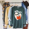 Halloween Teacher Library Ghost Books Men Women Kids Raglan Sleeve Sweatshirt Heather Blue Lagoon Halloween Teacher Library Ghost Books Men Women Kids Raglan Sleeve Sweatshirt Heather Blue Lagoon