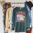 Hoarder Book Reading Lover Bookworm Librarian Hoarding Raglan Sleeve Sweatshirt Heather Blue Lagoon