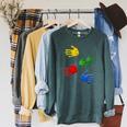 Homemade T-Shirt Book Character Costumes For Teachers Men Women Kids Raglan Sleeve Sweatshirt Heather Blue Lagoon