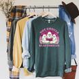 Hot Ghouls Read Thriller Spooky Book Club Reading Lovers Raglan Sleeve Sweatshirt Heather Blue Lagoon