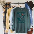 Hot Girls Read Books Bookworm Librarian Humor Raglan Sleeve Sweatshirt Heather Blue Lagoon