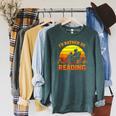 I'd Rather Be Reading Retro Book Lover Bookworm Raglan Sleeve Sweatshirt Heather Blue Lagoon I'd Rather Be Reading Retro Book Lover Bookworm Raglan Sleeve Sweatshirt Heather Blue Lagoon