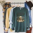 Introverted Book Club Member Anti Social Reader Premium Tri-Blend Raglan Sleeve Sweatshirt Heather Blue Lagoon