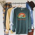 Introverted But Willing To Discuss Books Raglan Sleeve Sweatshirt Heather Blue Lagoon