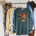 I Got Issues Comic Book Collector Retro Style Raglan Sleeve Sweatshirt Heather Blue Lagoon