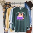 It's a Good Day To Read a Book Cat Kitty Reading Book Men Women Kids Raglan Sleeve Sweatshirt Heather Blue Lagoon It's a Good Day To Read a Book Cat Kitty Reading Book Men Women Kids Raglan Sleeve Sweatshirt Heather Blue Lagoon