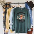 It's a Good Day To Read For Book Lovers Vibes Raglan Sleeve Sweatshirt Heather Blue Lagoon It's a Good Day To Read For Book Lovers Vibes Raglan Sleeve Sweatshirt Heather Blue Lagoon