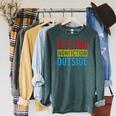 Its Too Nonfiction Outside Book Lovers Reading Vintage Raglan Sleeve Sweatshirt Heather Blue Lagoon