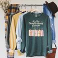 It's Too Nonfictiony Outside Retro Books With Flowers Raglan Sleeve Sweatshirt Heather Blue Lagoon